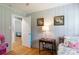 Cozy bedroom with hardwood floors, neutral walls and trim, decor, and ample natural light at 192 Bailey Ave, Rock Hill, SC 29732