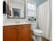 Bathroom featuring a wood cabinet and a tiled floor at 2745 Stockwood Dr, Gastonia, NC 28056