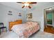 Bedroom with a window and a ceiling fan at 2745 Stockwood Dr, Gastonia, NC 28056