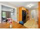 Open kitchen featuring stainless steel appliances, wood cabinetry, and tiled flooring at 2745 Stockwood Dr, Gastonia, NC 28056