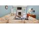 Bright living room with a comfortable couch arrangement and fireplace at 2745 Stockwood Dr, Gastonia, NC 28056