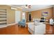 Bright living room showcasing wood floors, ample seating, and a modern design at 2745 Stockwood Dr, Gastonia, NC 28056