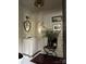 Elegant powder room with wainscoting, decorative mirror, and stylish accents at 290 Union S St, Concord, NC 28025