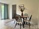 Cozy dining area adjacent to the kitchen, perfect for Gathering meals and gatherings at 3154 Loomis St, Lincolnton, NC 28092