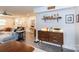 Cozy living room featuring a bar and modern furnishings and decor at 3307 Draper Ave, Charlotte, NC 28205