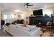 Open-concept living room and dining area with modern decor and plenty of natural light at 3307 Draper Ave, Charlotte, NC 28205