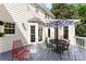 Relaxing patio area featuring a table with chairs and a comfortable lounge area at 3424 Clydesdale Dr, Gastonia, NC 28056