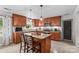 Well-appointed kitchen featuring granite countertops, stainless steel appliances, an island with barstool seating at 366 Faith Rd, Mooresville, NC 28115