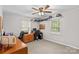 Bedroom converted into office space with lots of light at 366 Faith Rd, Mooresville, NC 28115