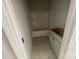 Bathroom with a shower-tub combo and cabinet featuring modern fixtures and clean lines at 4017 Grommet Ct, Matthews, NC 28105