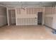 Unfinished two-car garage interior with unfinished walls and concrete flooring, showcasing ample space at 4017 Grommet Ct, Matthews, NC 28105