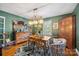 Comfortable dining area with vintage furniture and unique accents at 404 N Laurel St, Lincolnton, NC 28092