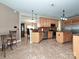 Modern kitchen with stainless steel appliances, granite countertops, and a functional island at 4562 Lanstone Sw Ct, Concord, NC 28027