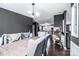 Open dining room with easy access to a modern kitchen, perfect for entertaining and everyday living at 4845 Midway Sand Rd, Hickory, NC 28601