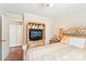 Bedroom featuring closet and a bed with ornamental head and foot boards at 11701 Brockley Ct, Charlotte, NC 28215