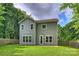 Exterior of the home with a spacious backyard and manicured lawn surrounded by trees at 1209 Leigh Ave, Charlotte, NC 28205