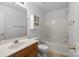 Bathroom features a tub and cabinet sink at 13660 Meade Glen Ct, Charlotte, NC 28273