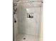 Modern bathroom featuring tiled shower with built-in niche, and a sleek showerhead at 1750 Sells Rd, Salisbury, NC 28144
