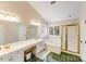 Bathroom featuring a soaking tub and a separate shower at 2635 Cotton Planter Ln, Charlotte, NC 28270