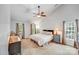 Large bedroom with vaulted ceiling and comfortable decor at 2635 Cotton Planter Ln, Charlotte, NC 28270