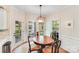 Cozy dining area with hardwood floors and natural light at 2635 Cotton Planter Ln, Charlotte, NC 28270