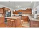 Spacious kitchen boasting granite countertops, a large island, and stainless steel appliances at 282 Fischer Rd, Fort Mill, SC 29175