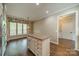 Bright kitchen island with granite countertop and storage drawers at 3043 Santee Ct, Fort Mill, SC 29707