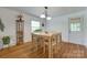 Charming dining room with hardwood floors, ample natural light, and classic decor at 308 Gillsbrook Rd, Lancaster, SC 29720