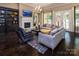 Cozy living room with modern fireplace, stylish decor, and an open floor plan at 5059 Valita Rd, York, SC 29745