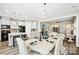 Dining area boasts a dining table and it is connected to the kitchen and living room at 5075 Valita Rd, York, SC 29745