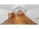 Spacious upstairs bedroom provides a comfortable bed and dresser at 5615 American Way, Denver, NC 28037