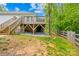 Outside view of the deck and the stairs leading up to it at 5615 American Way, Denver, NC 28037
