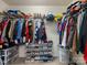 Walk-in closet with ample shelving and storage for clothes and shoes at 6909 Dunton St, Huntersville, NC 28078