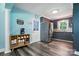 Well-lit kitchen with stainless steel appliances, updated cabinets, and a coffee station at 707 Hester Dr, Dallas, NC 28034