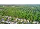 Aerial view of a residential area close to the woods at 815 Clearbrook Rd, Matthews, NC 28105