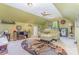 A bonus room with an accent rug, and olive green walls at 815 Clearbrook Rd, Matthews, NC 28105