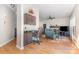 Open living room features hardwood floors, a ceiling fan and plenty of sunlight at 815 Clearbrook Rd, Matthews, NC 28105