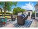 Backyard deck with seating area, perfect for relaxing outdoors at 8833 Cavonnier Ln, Charlotte, NC 28216