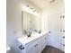 Bathroom features dual sinks, modern fixtures, and a large mirror, complemented by ample counter space at Lot 1 New Pineola Rd, Charlotte, NC 28208