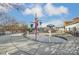 Community splash pad area with colorful buckets and a mushroom sprinkler feature at 1026 Slew O Gold Ln, Indian Trail, NC 28079
