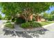 Tree-lined street view of a brick home with landscaped yard and inviting curb appeal at 1141 Ardwyck Pl, Rock Hill, SC 29730