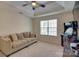 Versatile bedroom with neutral colors and gaming setup at 136 Elba Dr, Mooresville, NC 28115