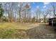 Large backyard with trees and green space, ideal for outdoor activities at 137 S Penny St, Lancaster, SC 29720