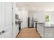Kitchen featuring stainless appliances, granite counters, and white cabinets at 1542 Doran Ter, Richburg, SC 29729