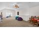 Bright bonus room with cozy carpet, seating, and lots of open space at 208 N Kayla Dr, Salisbury, NC 28146