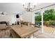 Dining room with deck access and a clear view of the backyard at 208 N Kayla Dr, Salisbury, NC 28146