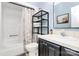 Cozy bathroom with vanity, framed mirror, and a shower and tub combination at 2289 Veery Ln, Rock Hill, SC 29732