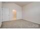 Bright bedroom features neutral carpet, ensuite bathroom and ample natural light at 3662 Charles Nw St, Conover, NC 28613