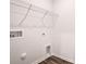 Laundry room featuring vinyl flooring, storage shelf and utility hookups at 3662 Charles Nw St, Conover, NC 28613