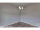 This dining room offers modern lighting and open space at 3905 Coleman Dr, Charlotte, NC 28215